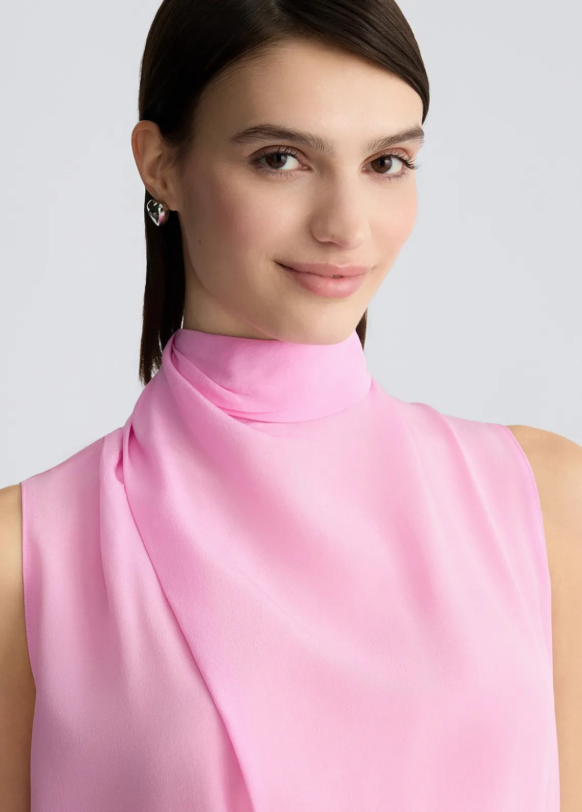 Liu Jo Top de seda-Mujer Camisetas Y Tops