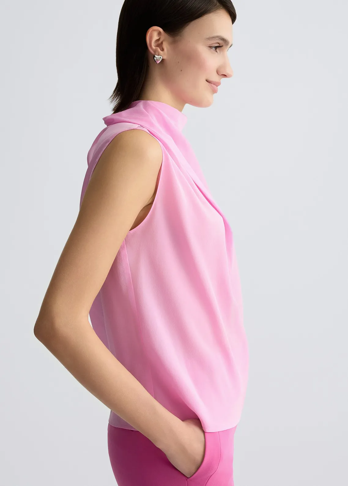 Liu Jo Top de seda-Mujer Camisetas Y Tops