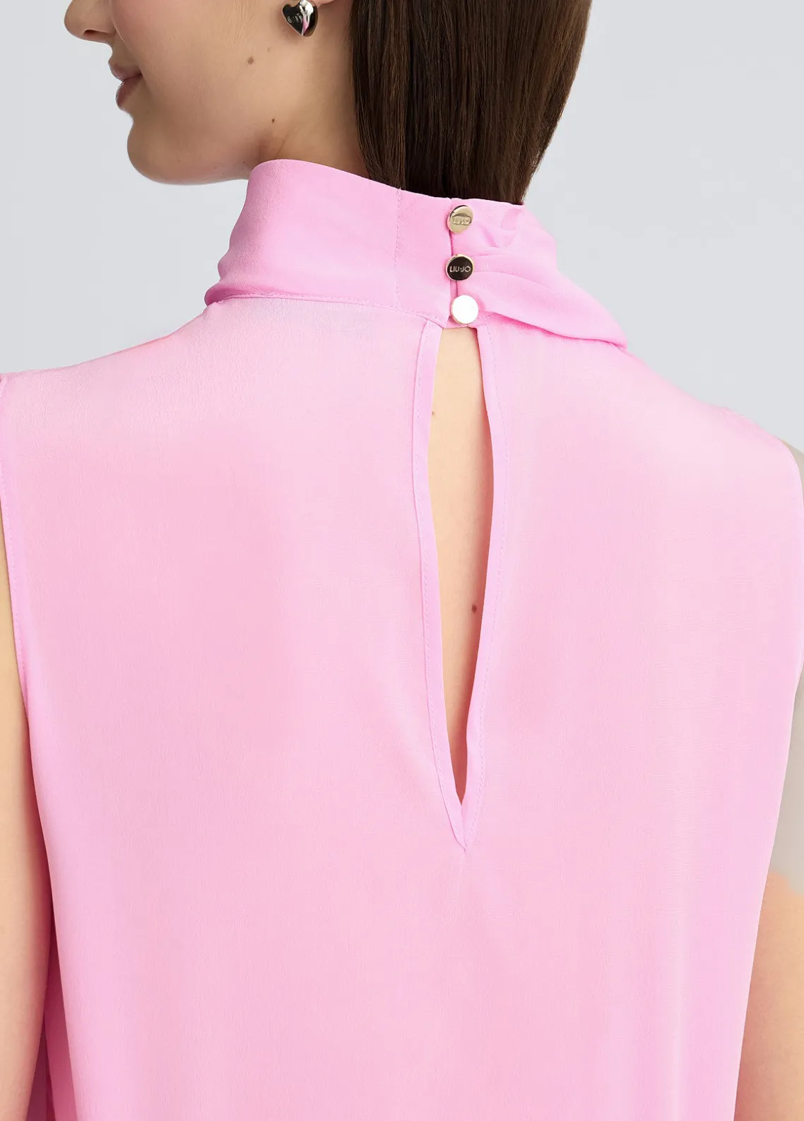 Liu Jo Top de seda-Mujer Camisetas Y Tops