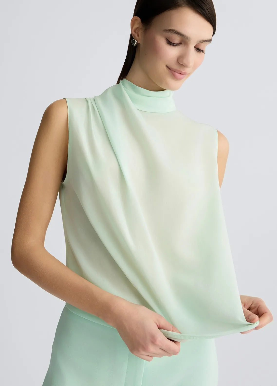 Liu Jo Top de seda-Mujer Camisetas Y Tops