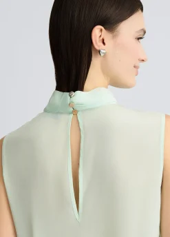 Liu Jo Top de seda-Mujer Camisetas Y Tops