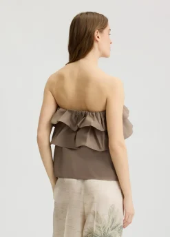 Liu Jo Top de tafetán-Mujer Camisetas Y Tops
