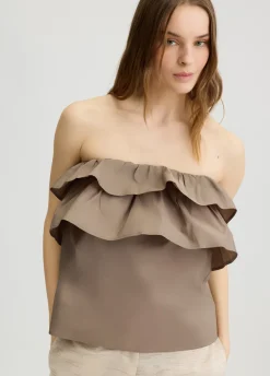 Liu Jo Top de tafetán-Mujer Camisetas Y Tops