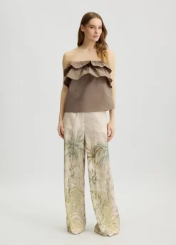 Liu Jo Top de tafetán-Mujer Camisetas Y Tops