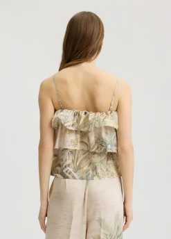 Liu Jo Top de tafetán estampado-Mujer Camisetas Y Tops|Ceremonia
