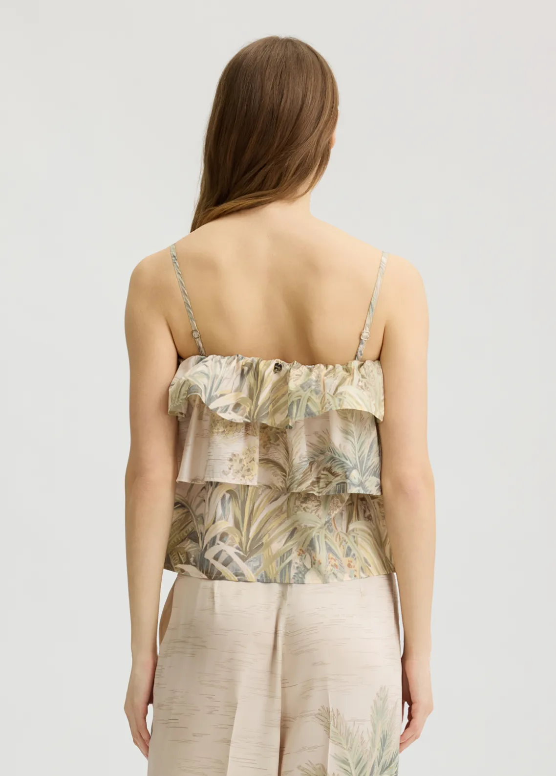 Liu Jo Top de tafetán estampado-Mujer Camisetas Y Tops|Ceremonia