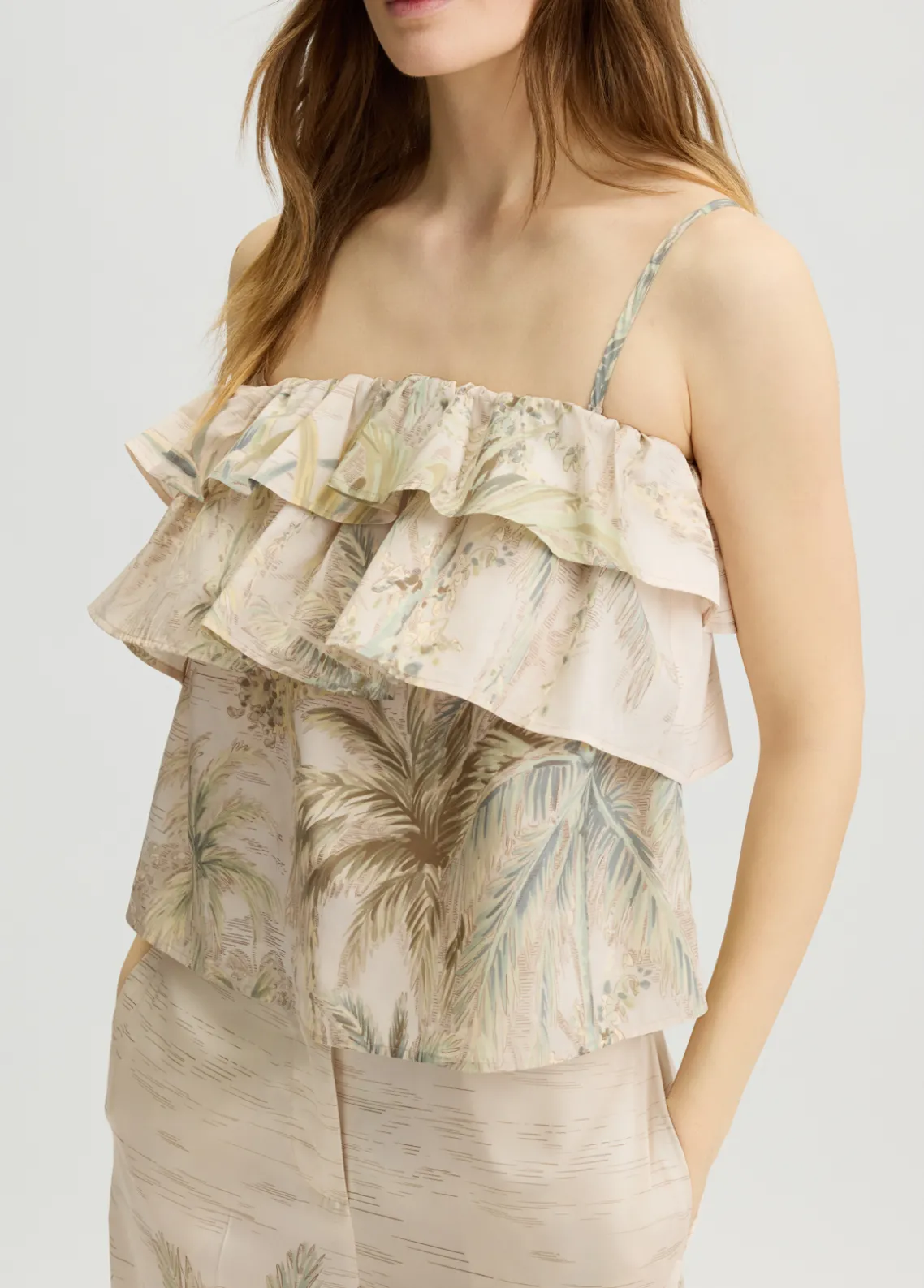 Liu Jo Top de tafetán estampado-Mujer Camisetas Y Tops|Ceremonia