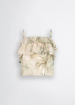 Liu Jo Top de tafetán estampado-Mujer Camisetas Y Tops|Ceremonia