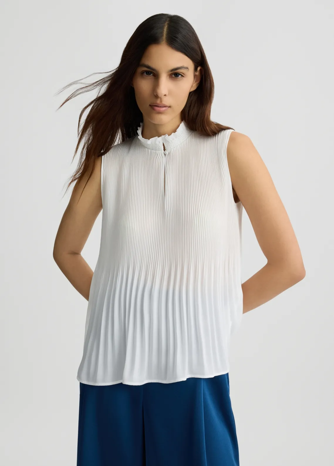 Liu Jo Top en tejido georgette-Mujer Camisetas Y Tops