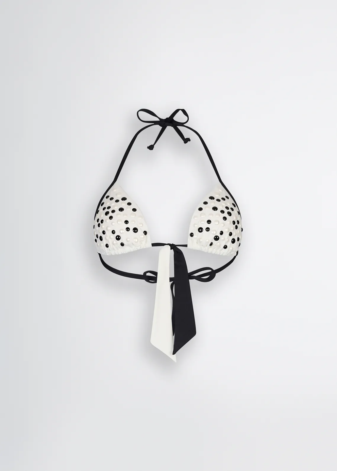 Liu Jo Top triangular con perlas-Mujer Moda Baño