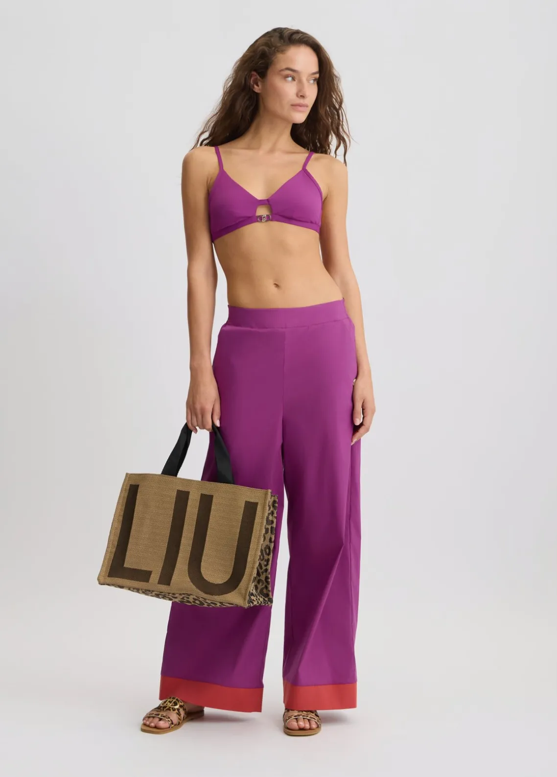 Liu Jo Top triangular de bikini-Mujer Moda Baño