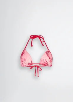 Liu Jo Top triangular de bikini estampado-Mujer Moda Baño