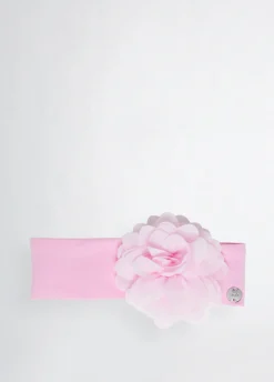 Liu Jo Turbante de algodón con flor- Complementos