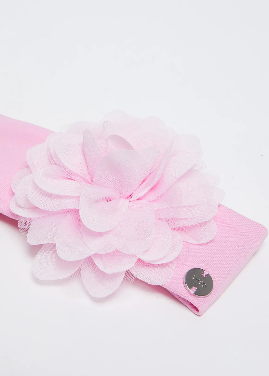 Liu Jo Turbante de algodón con flor- Complementos
