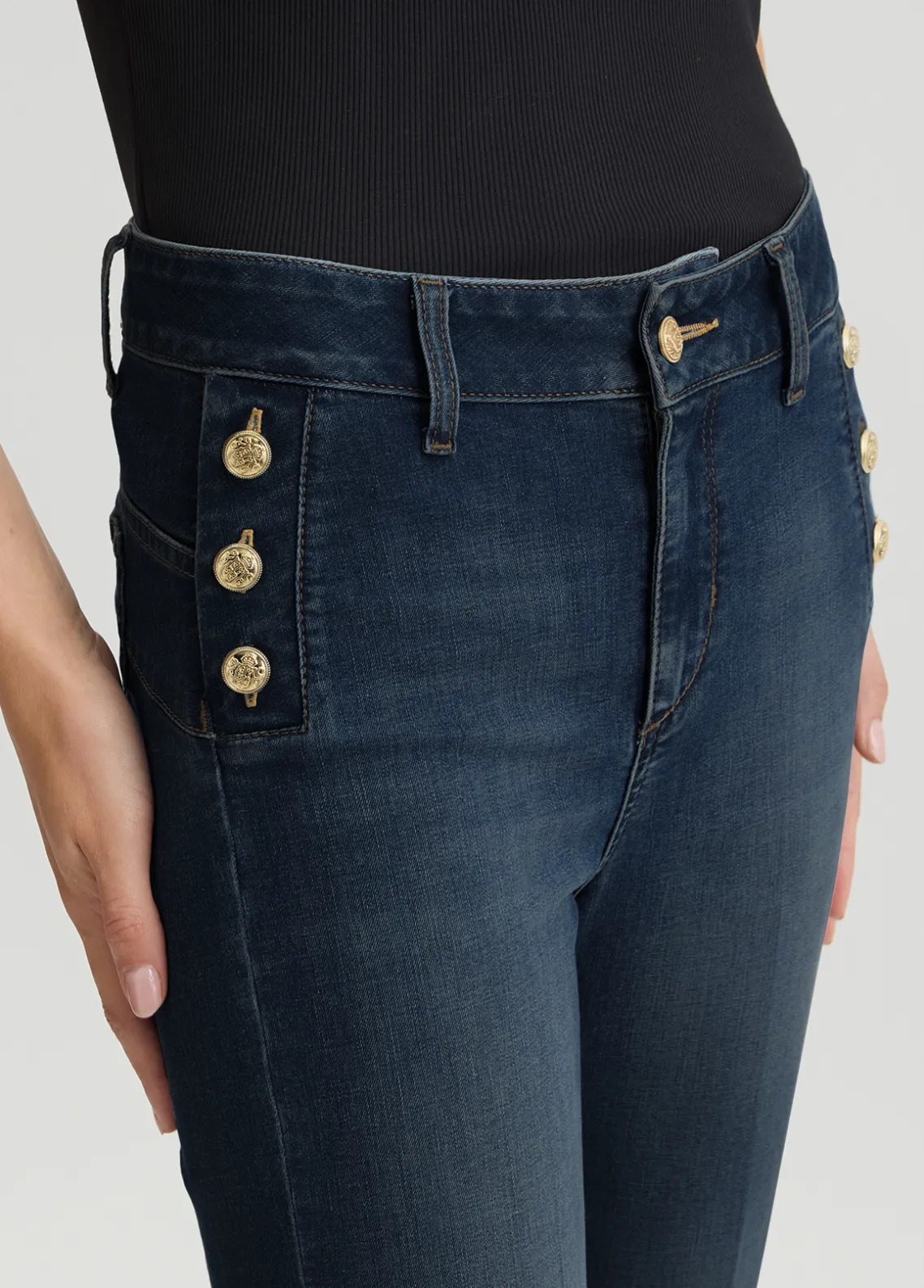 Liu Jo Vaqueros acampanados Bottom Up-Mujer Vaqueros Campana