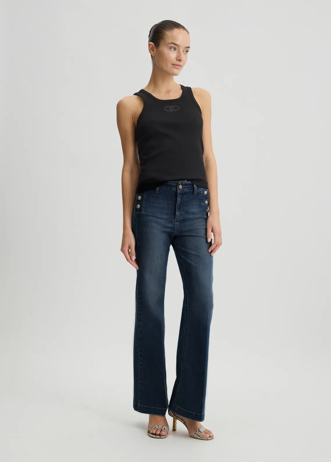 Liu Jo Vaqueros acampanados Bottom Up-Mujer Vaqueros Campana