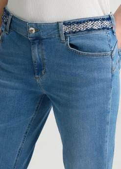 Liu Jo Vaqueros acampanados Bottom Up-Mujer Bootcut