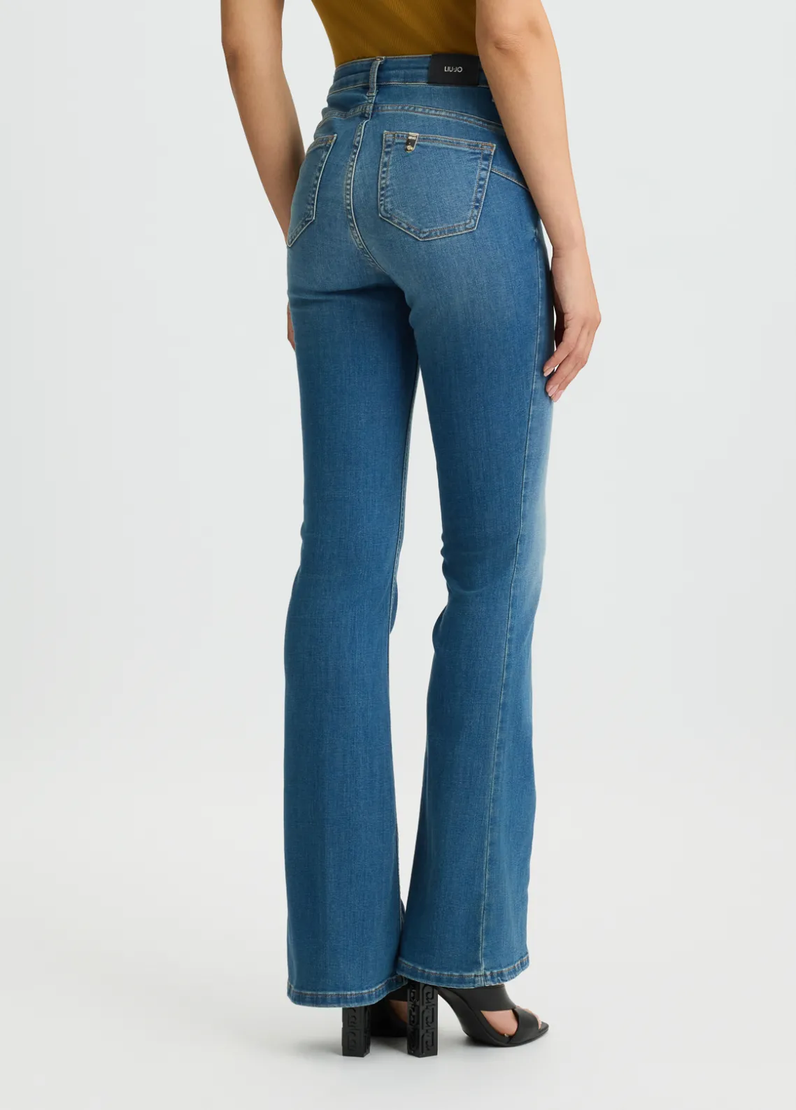 Liu Jo Vaqueros acampanados Bottom Up-Mujer Vaqueros Campana