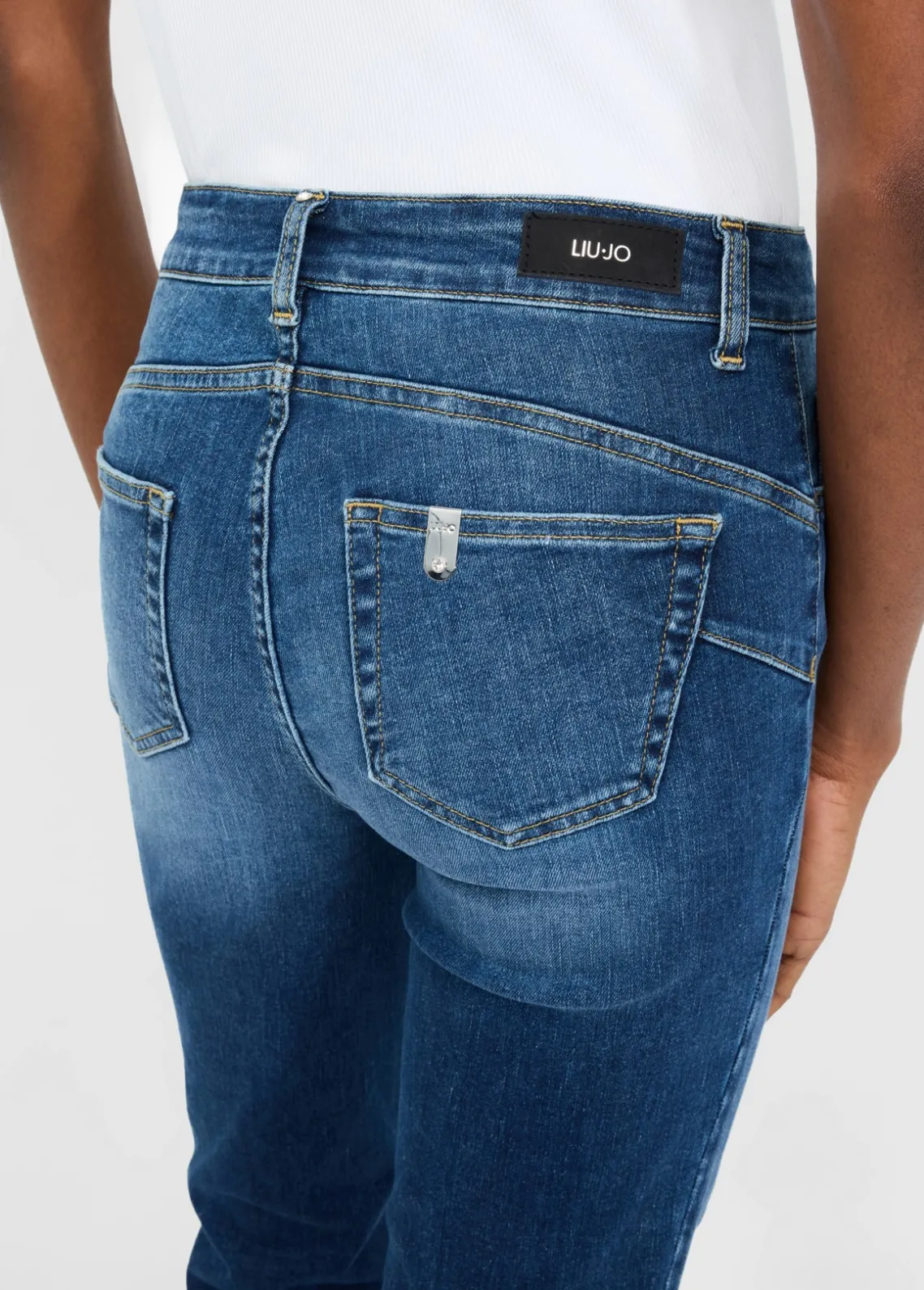 Liu Jo Vaqueros acampanados de cintura alta-Mujer Vaqueros Pitillo