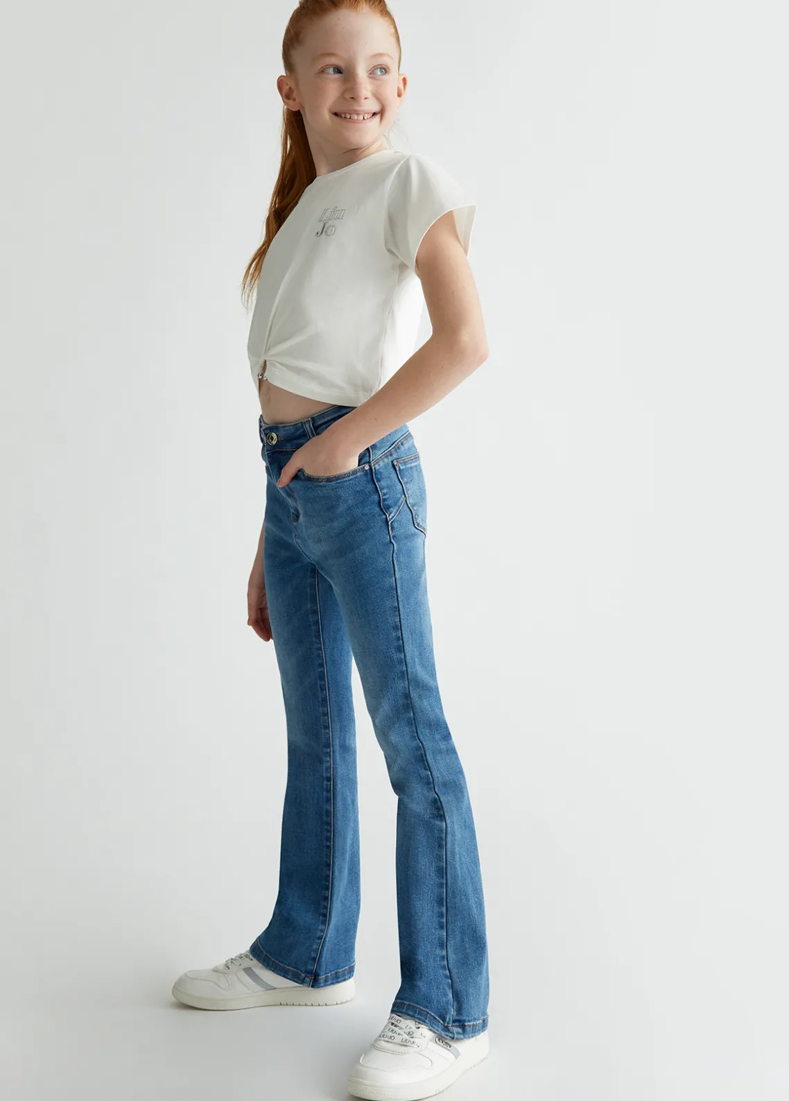 Liu Jo Vaqueros acampanados de talle alto- Pantalones Y Faldas