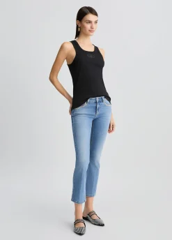 Liu Jo Vaqueros bootcut con strass-Mujer Vaqueros Rectos