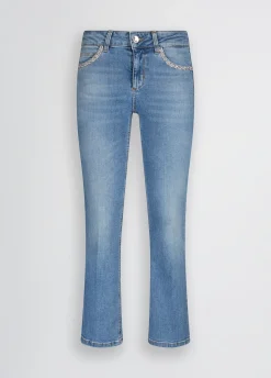 Liu Jo Vaqueros bootcut con strass-Mujer Vaqueros Rectos