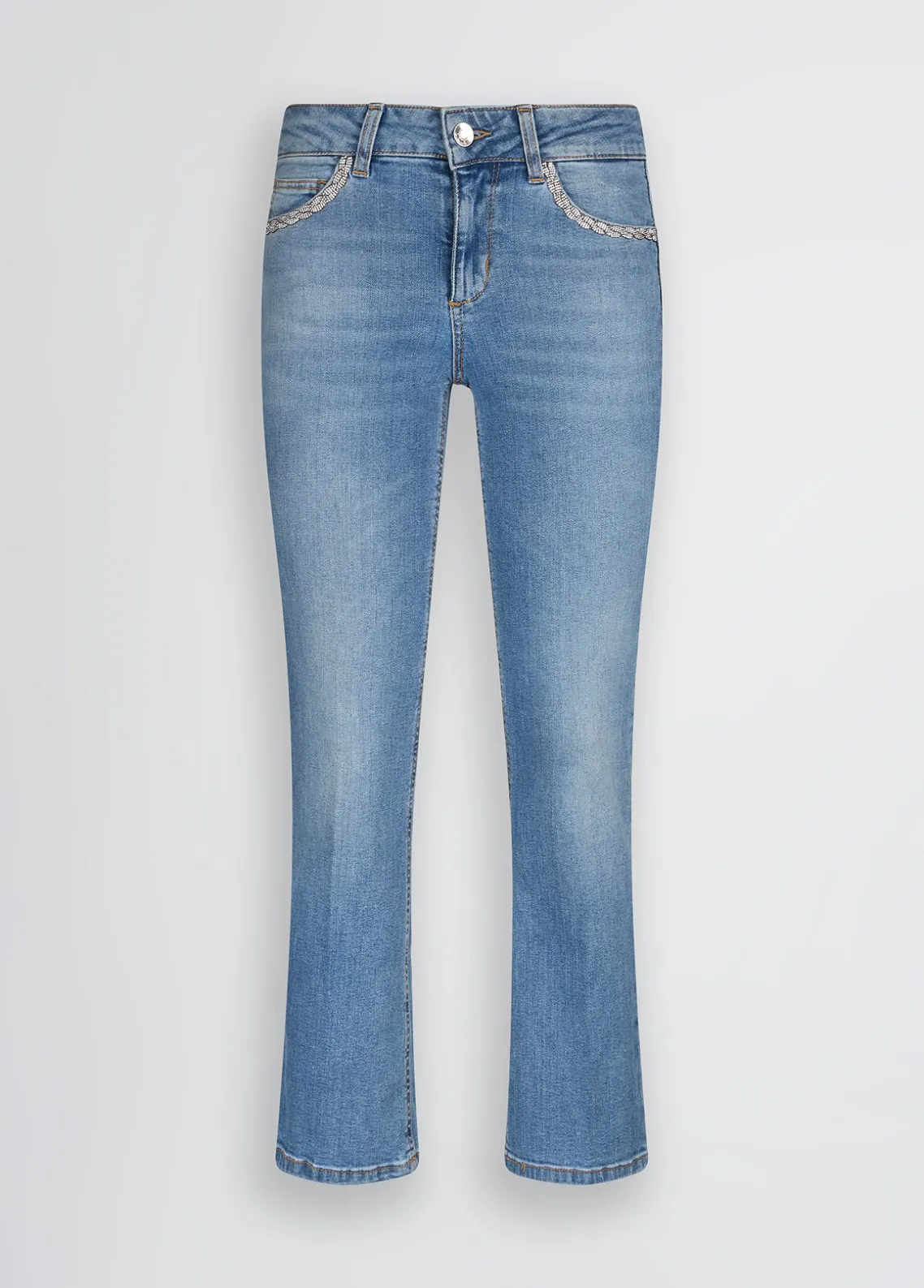 Liu Jo Vaqueros bootcut con strass-Mujer Vaqueros Rectos
