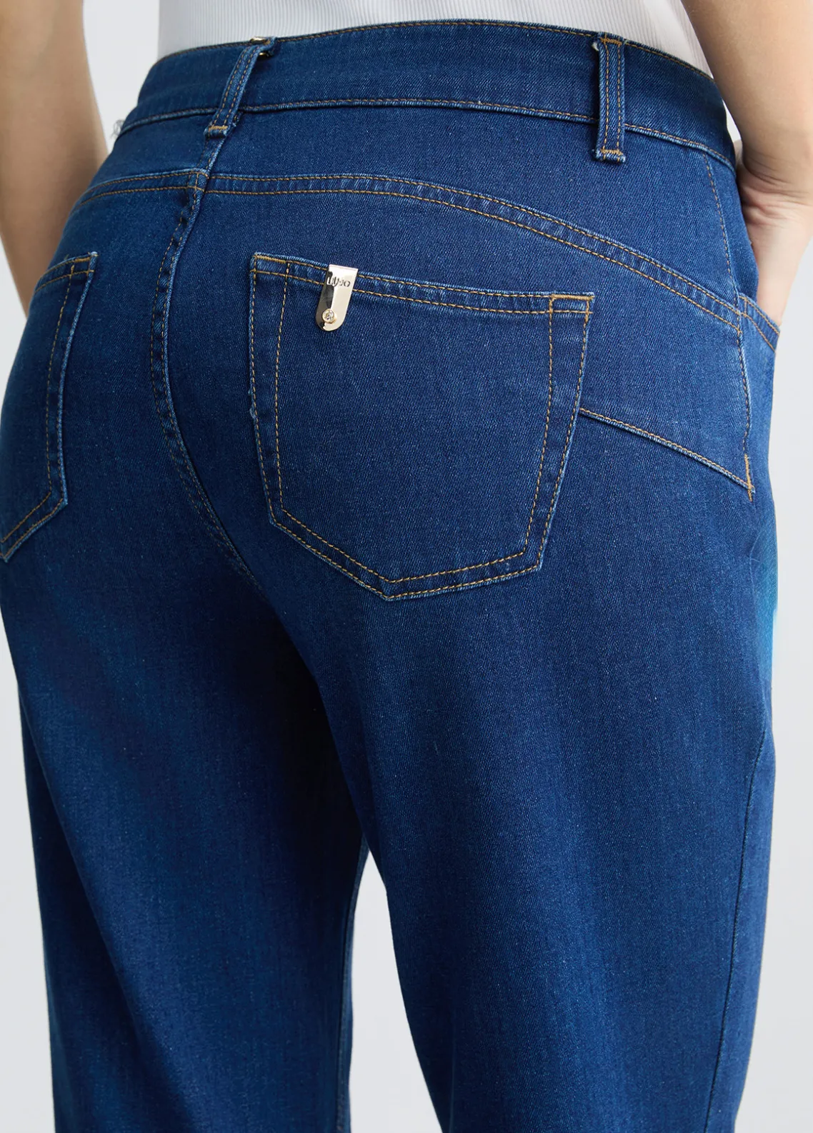 Liu Jo Vaqueros bootcut con strass-Mujer Bootcut