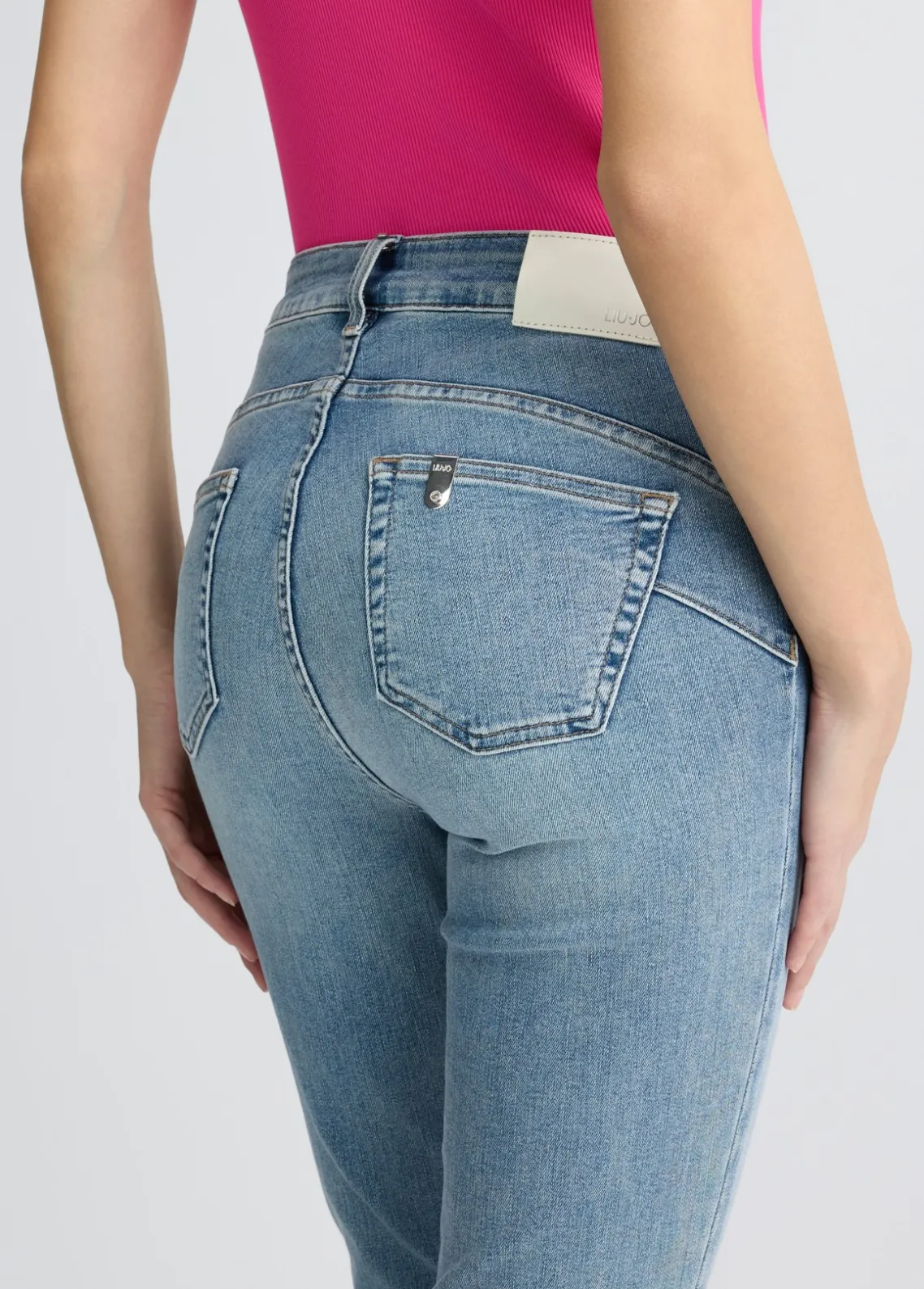 Liu Jo Vaqueros bootcut de talle alto-Mujer Vaqueros Slim