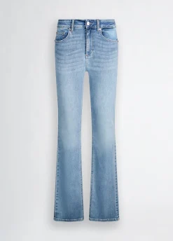 Liu Jo Vaqueros bootcut de talle alto-Mujer Vaqueros Slim