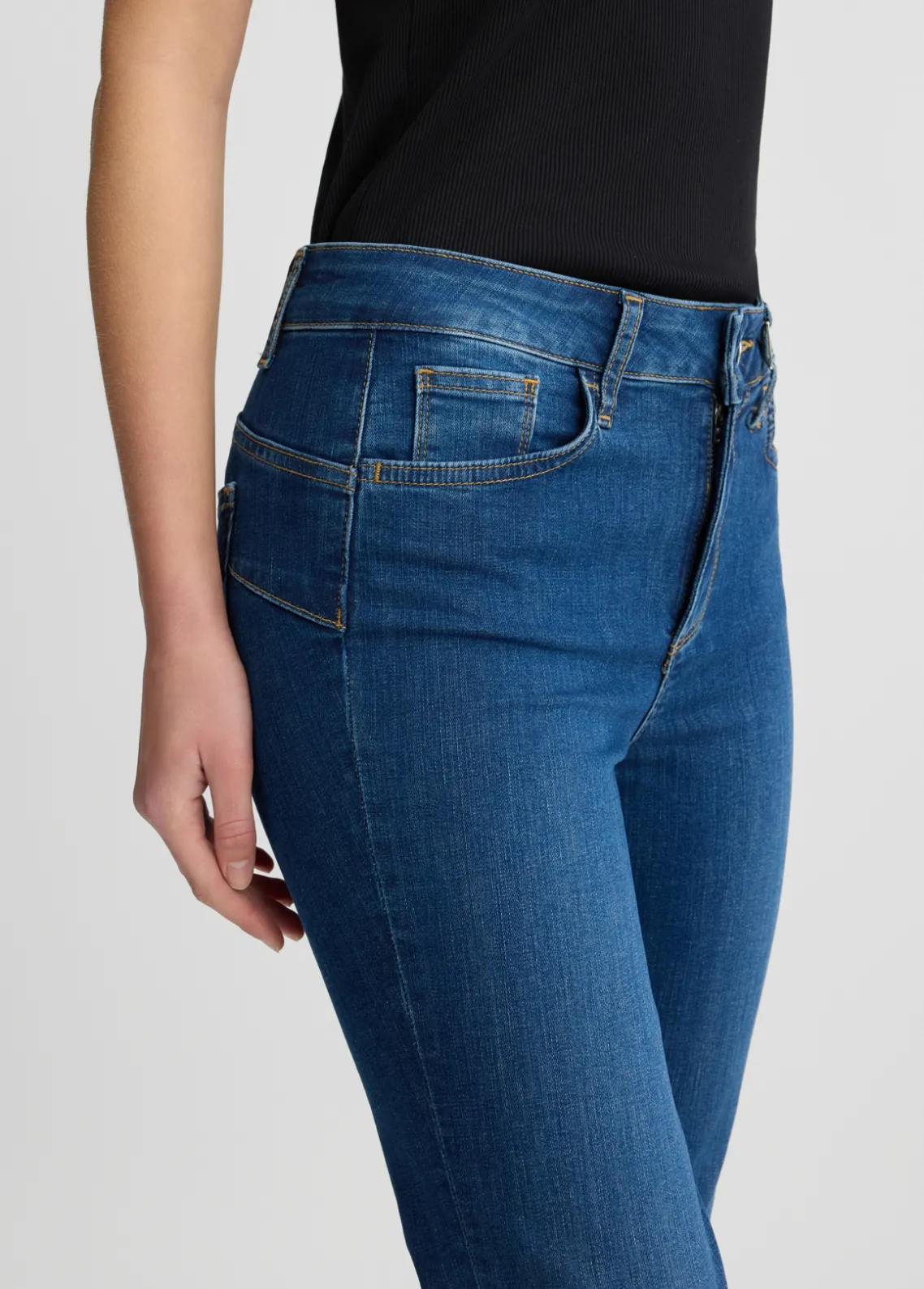 Liu Jo Vaqueros bootcut de talle alto-Mujer Vaqueros Pitillo