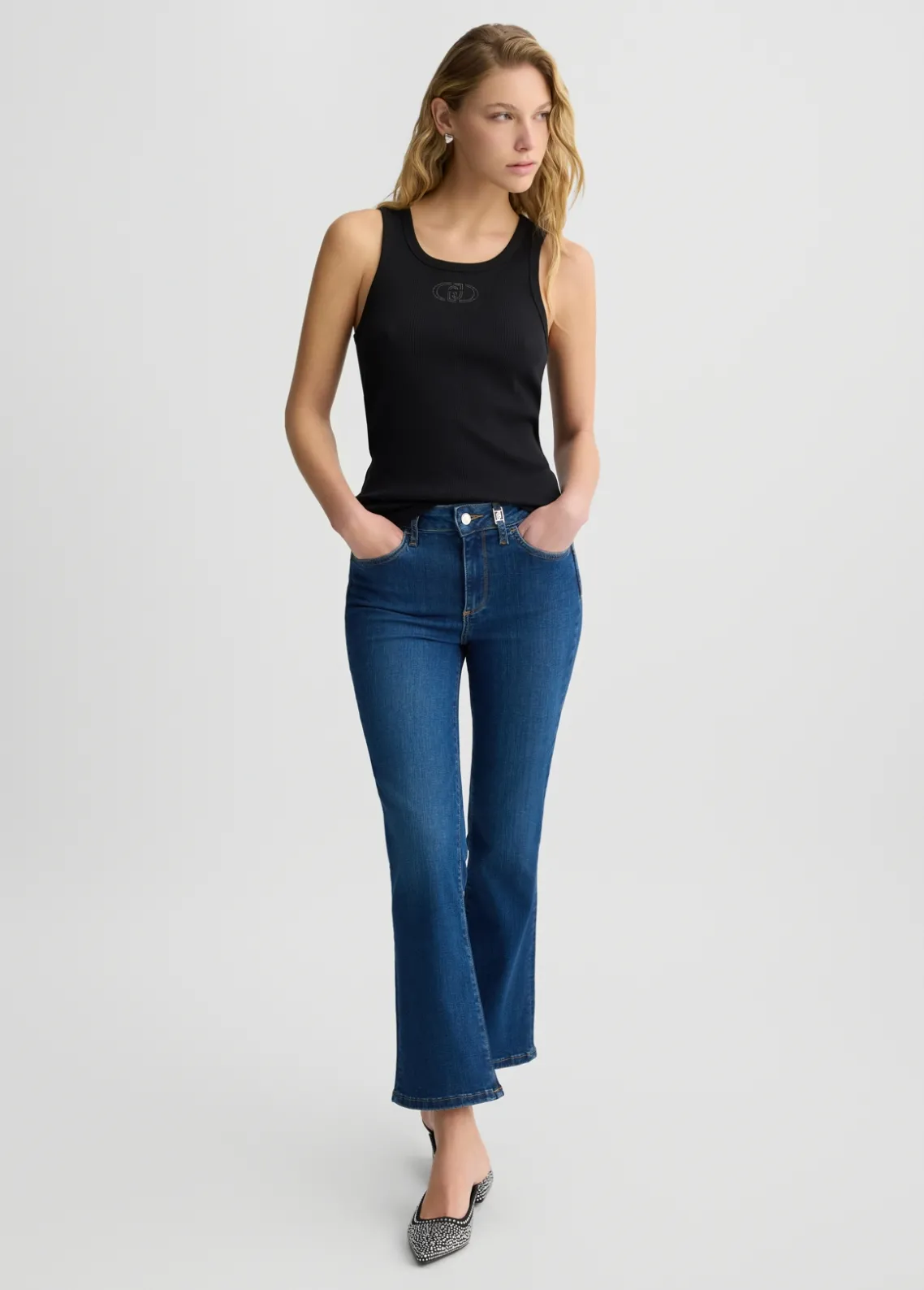 Liu Jo Vaqueros bootcut de talle alto-Mujer Vaqueros Pitillo