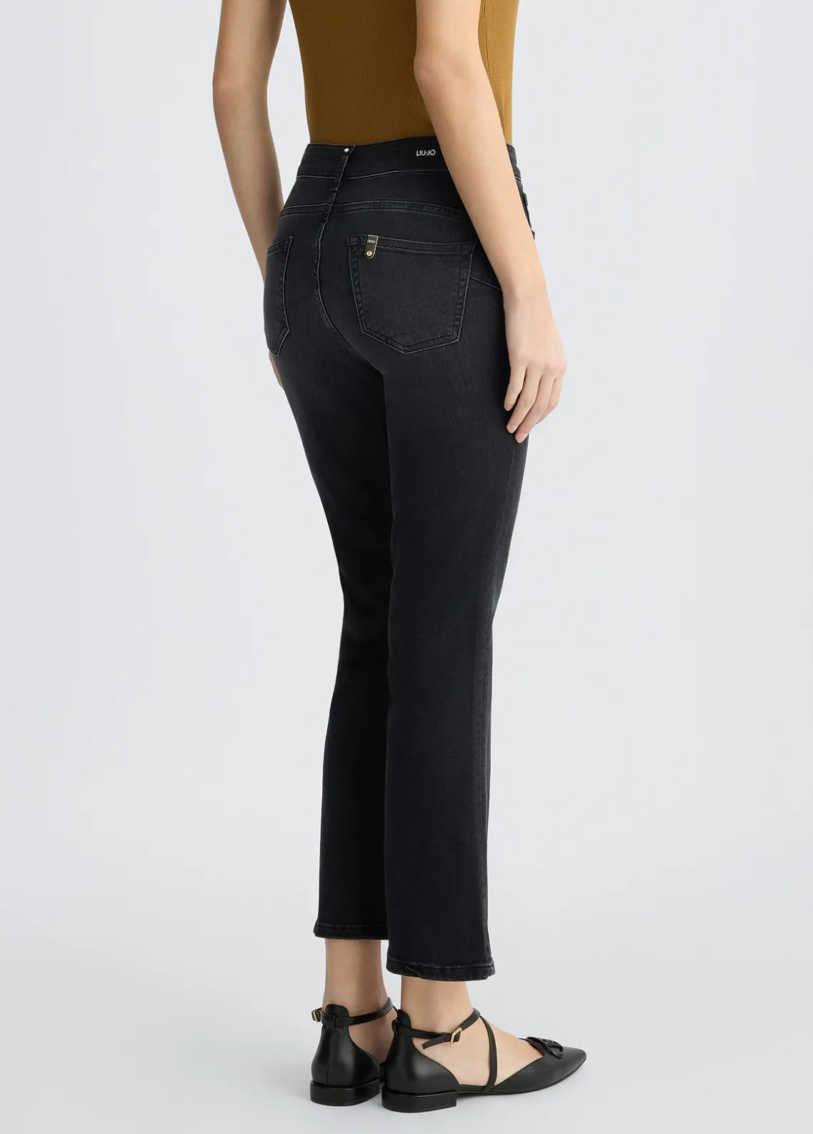 Liu Jo Vaqueros bootcut de tiro alto-Mujer Vaqueros Pitillo