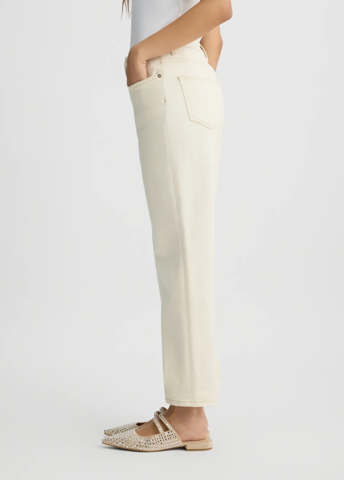 Liu Jo Vaqueros boyfriend de talle bajo-Mujer Pantalones