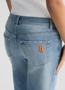 Liu Jo Vaqueros boyfriend de talle bajo-Mujer Vaqueros Rectos