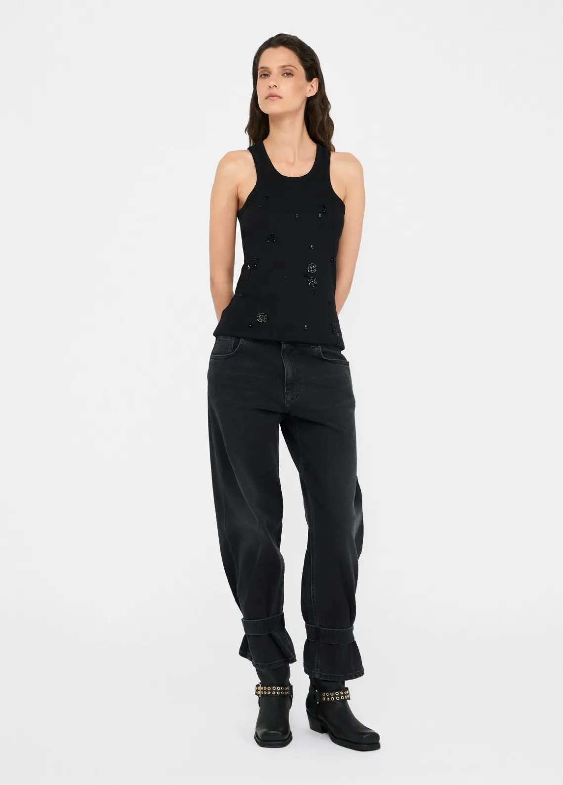 Liu Jo Vaqueros carrot fit de talle alto-Mujer Vaqueros Rectos