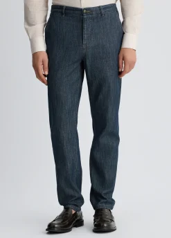 Liu Jo Vaqueros chinos de chambray-Hombre Jeans