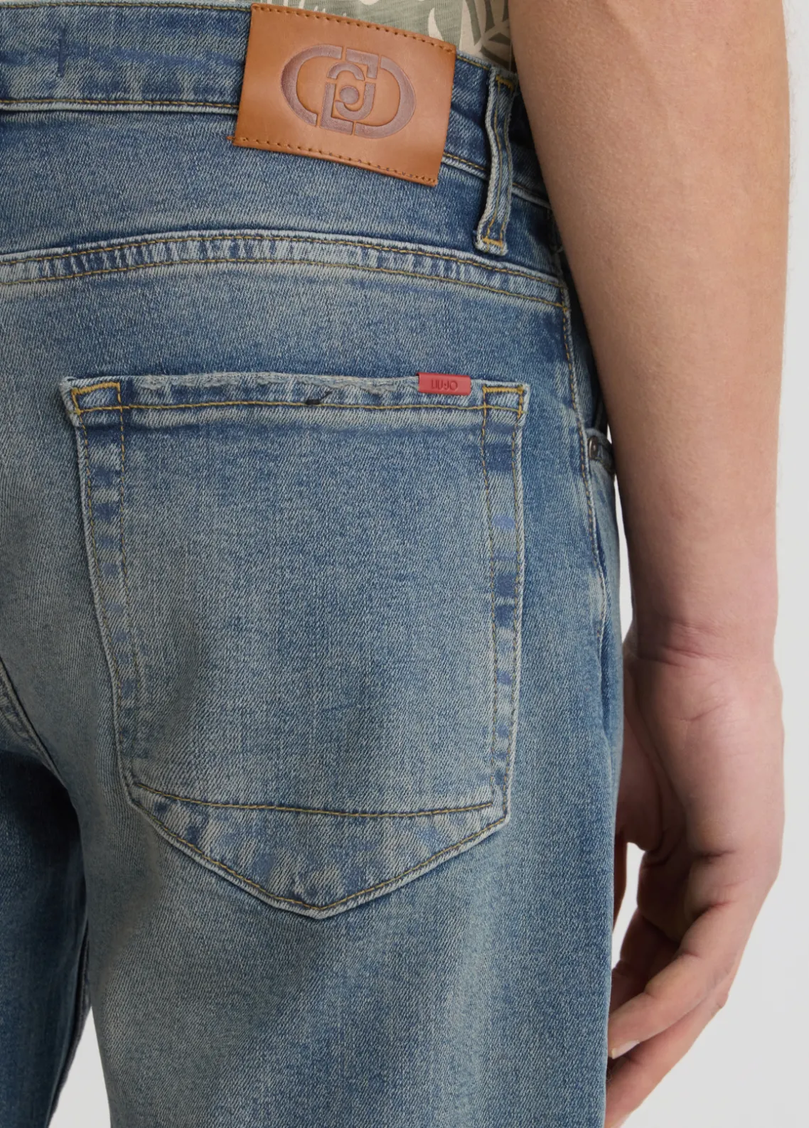 Liu Jo Vaqueros entallados con rasgones-Hombre Pantalones