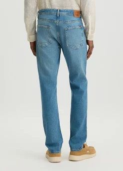 Liu Jo Vaqueros entallados de algodón efecto desgastado-Hombre Jeans