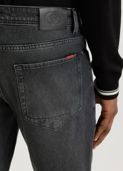 Liu Jo Vaqueros entallados de algodón efecto desgastado-Hombre Jeans