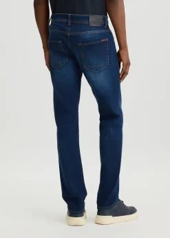 Liu Jo Vaqueros entallados de algodón efecto desgastado-Hombre Jeans