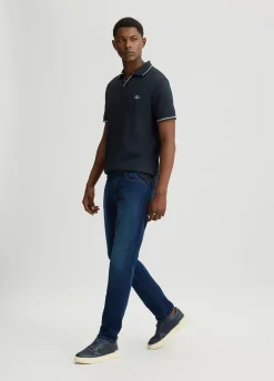 Liu Jo Vaqueros entallados de algodón efecto desgastado-Hombre Jeans