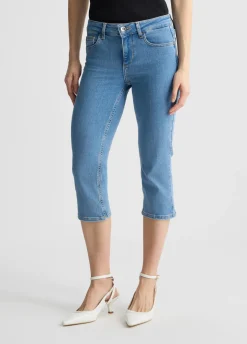 Liu Jo Vaqueros hasta la pantorrilla-Mujer Vaqueros Slim