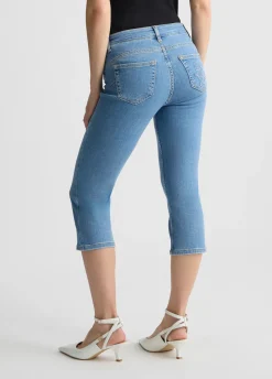 Liu Jo Vaqueros hasta la pantorrilla-Mujer Vaqueros Slim