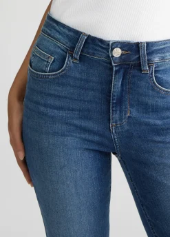 Liu Jo Vaqueros pitillo azules con strass-Mujer Vaqueros Pitillo