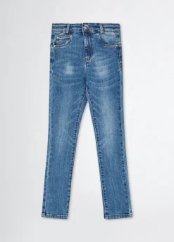 Liu Jo Vaqueros pitillo de talle alto- Pantalones Y Faldas