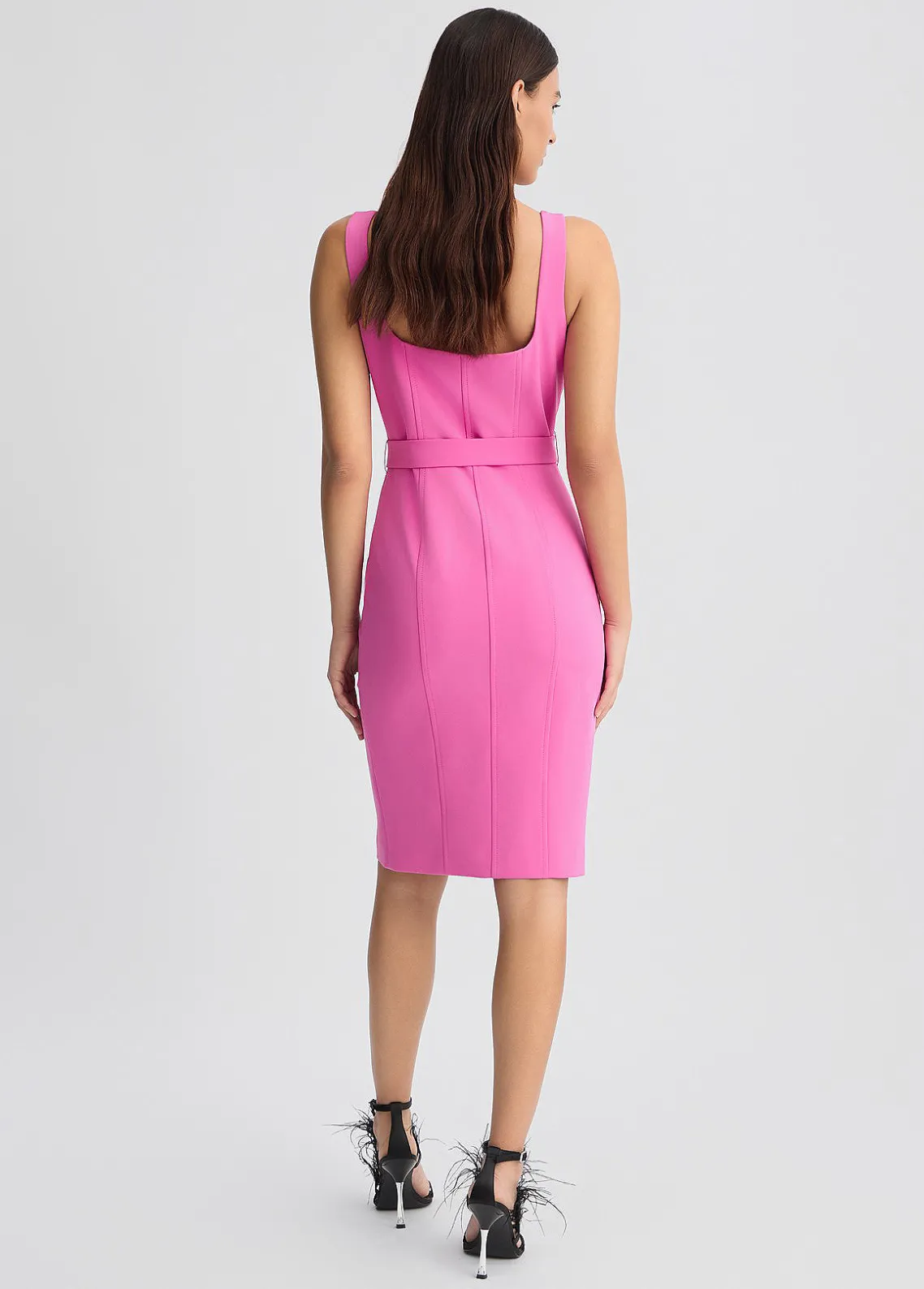Liu Jo Vestido ajustado con cinturón-Mujer Vestidos