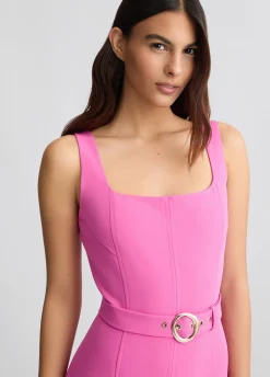 Liu Jo Vestido ajustado con cinturón-Mujer Vestidos
