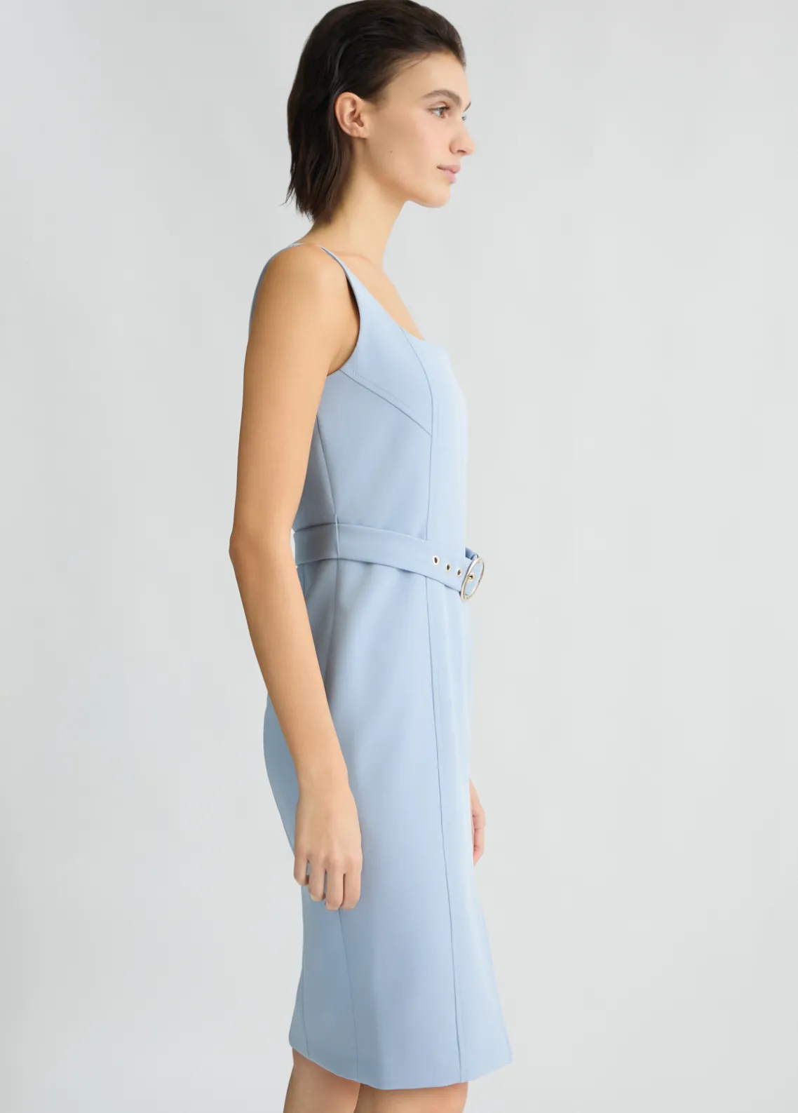 Liu Jo Vestido ajustado con cinturón-Mujer Vestidos