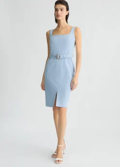 Liu Jo Vestido ajustado con cinturón-Mujer Vestidos